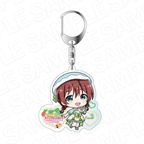 『ラブライブ!虹ヶ咲学園スクールアイドル同好会』アクリルキーホルダー エマ・ヴェルデ ティータイム デフォルメ ver.