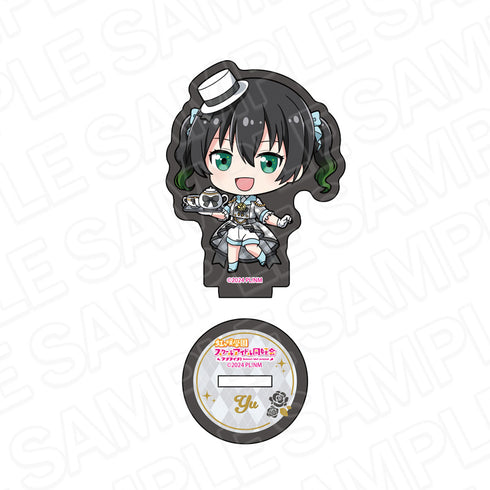 "Love Live! Nijigasaki High School School Idol Club" Glitter Mini Acrylic Figure: Yuu Takasaki "Tea Time" Chibi Ver.