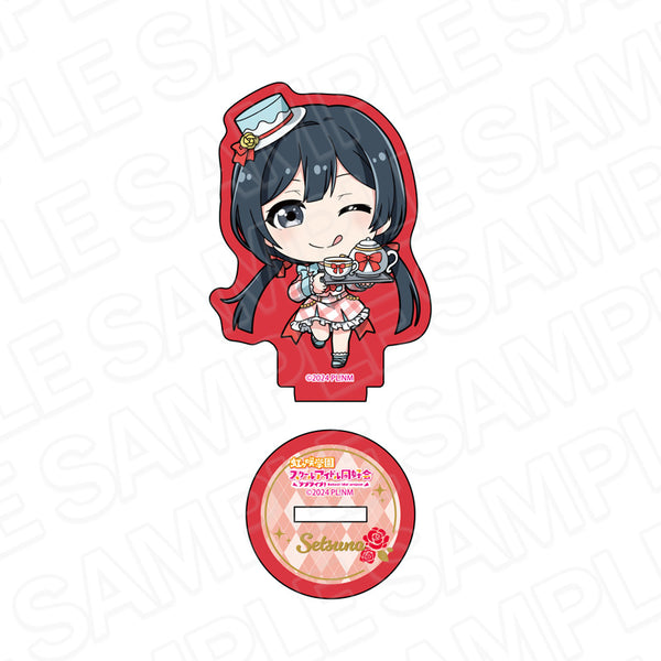 『ラブライブ!虹ヶ咲学園スクールアイドル同好会』ラメミニアクリルフィギュア 優木せつ菜 ティータイム デフォルメ ver.