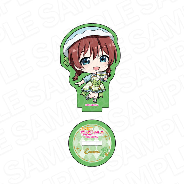 『ラブライブ!虹ヶ咲学園スクールアイドル同好会』ラメミニアクリルフィギュア エマ・ヴェルデ ティータイム デフォルメ ver.