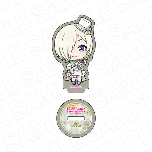 "Love Live! Nijigasaki High School School Idol Club" Glitter Mini Acrylic Figure: Mia Taylor "Tea Time" Chibi Ver.