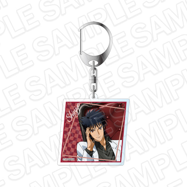 "New Century GPX Cyber Formula SIN" Acrylic Keychain: Naoki Shinjo (Chair Ver.)