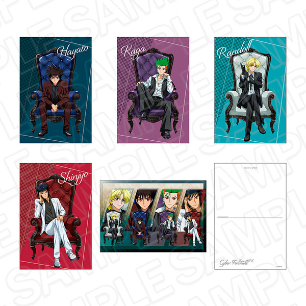 "New Century GPX Cyber Formula SIN" Postcard Set: Chair Ver.