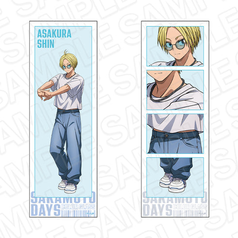 《SAKAMOTO DAYS》復古風格貼紙組 朝倉真 Color Glass 版