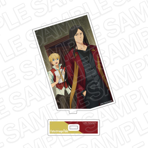 『Fate/strange Fake』カード型アクリルスタンド フラット・エスカルドス&ロード・エルメロイII世