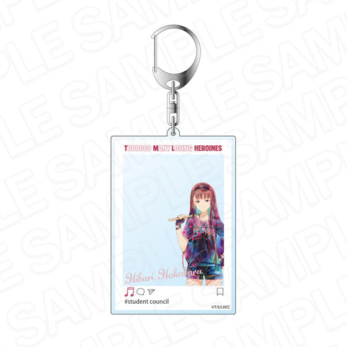 『負けヒロインが多すぎる!』SNS風アクリルキーホルダー PALE TONE series 放虎原ひばり TSUWABUKI FES ver.