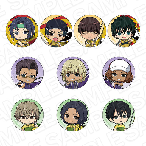 "New Prince of Tennis" Badge (Random) C Flag Mini-Character Ver. Set