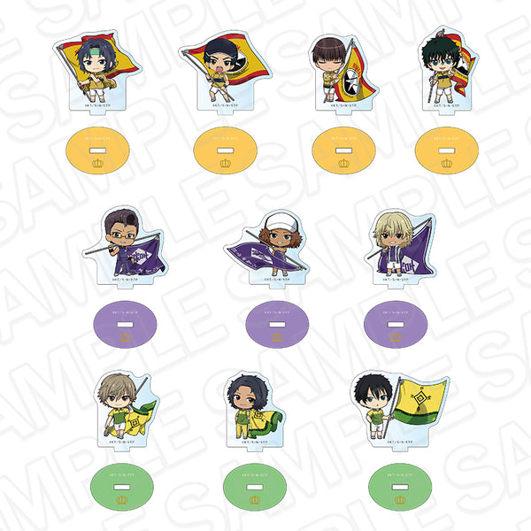 "New Prince of Tennis" Mini Acrylic Stands (Random) C flag Mini-Character Ver. Set