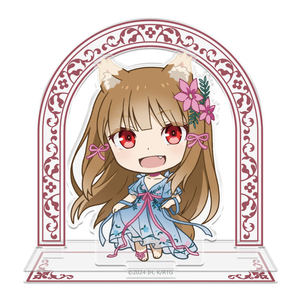 『狼と香辛料 MERCHANT MEETS THE WISE WOLF』アクリルキャラスタンド デフォルメキャラ ホロ ドレスver.