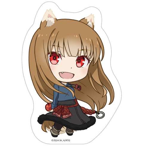 『狼と香辛料 MERCHANT MEETS THE WISE WOLF』ダイカットステッカー デフォルメキャラ ホロ