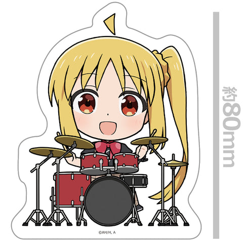 『ぼっち・ざ・ろっく!』ダイカットステッカー 伊地知虹夏 バンドTシャツVer.