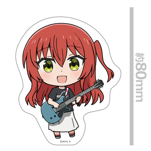 『ぼっち・ざ・ろっく!』ダイカットステッカー 喜多郁代 バンドTシャツVer.