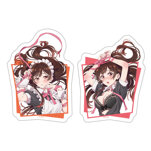 『彼女、お借りします』ダイカットステッカーセット【描き下ろし】