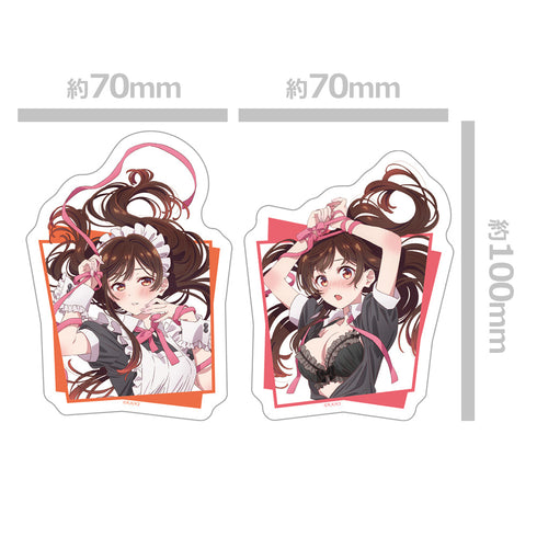 『彼女、お借りします』ダイカットステッカーセット【描き下ろし】