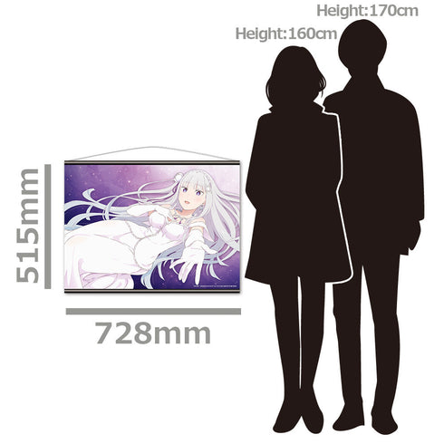 『Re:ゼロから始める異世界生活』B2タペストリー エミリア ウェディングドレスver.