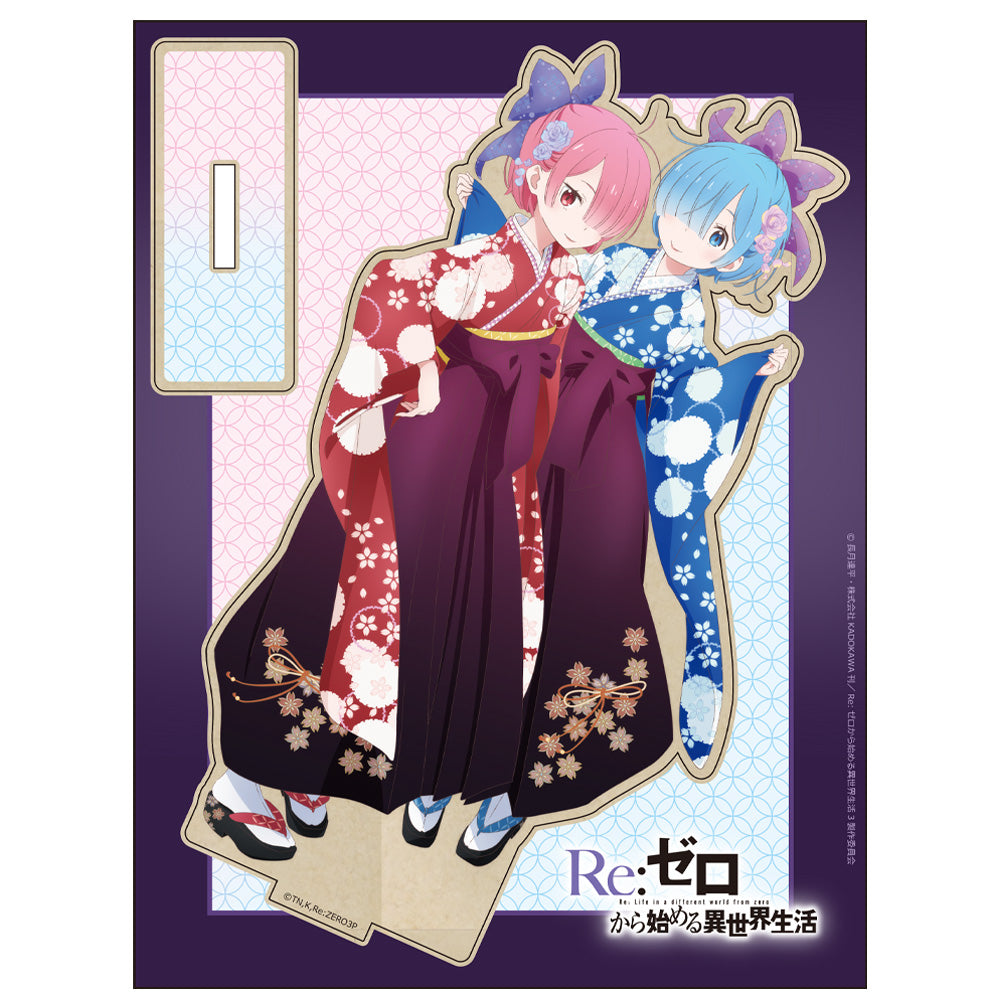 Re:ゼロから始める異世界生活』MOKUスタ レム&ラム 袴ver Re:ゼロから始める異世界生活』MOKUスタ レム&ラム 袴ver
