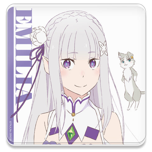 『Re:ゼロから始める異世界生活』アクリルコースター エミリア&パック