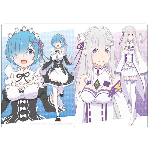 『Re:ゼロから始める異世界生活』クリアファイル エミリア&レム