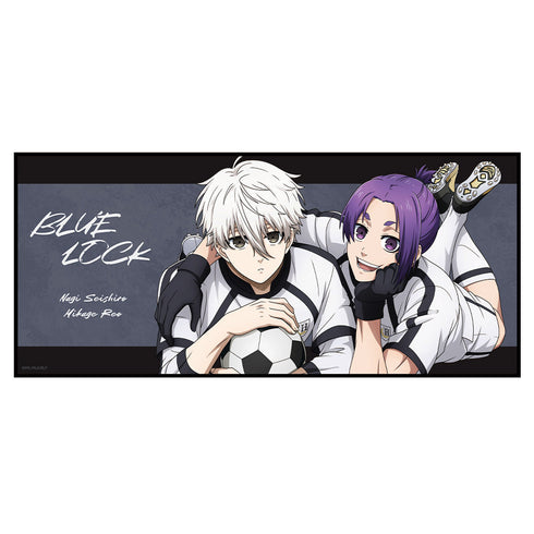 『ブルーロック』缶バッジ付キャラクター大判タオル 凪&玲王 vol.2