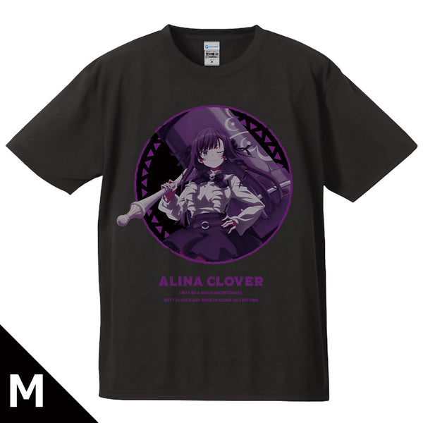 『ギルドの受付嬢ですが、残業は嫌なのでボスをソロ討伐しようと思います』Tシャツ アリナ・クローバー