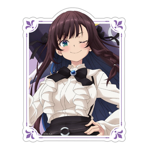 『ギルドの受付嬢ですが、残業は嫌なのでボスをソロ討伐しようと思います』ダイカットステッカー アリナ・クローバー