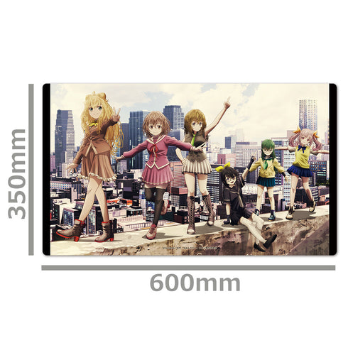 『もめんたりー・リリィ』キャラクターラバーマット 集合ver.2