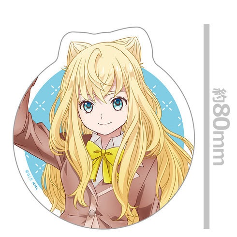 『もめんたりー・リリィ』ダイカットステッカー 河津ゆり