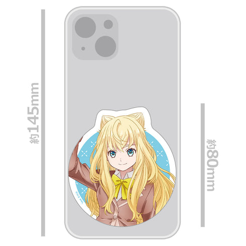 『もめんたりー・リリィ』ダイカットステッカー 河津ゆり