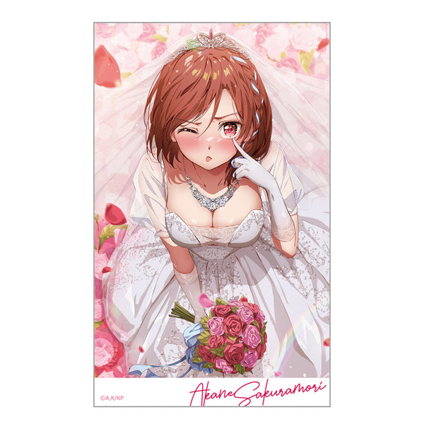 『クラスの大嫌いな女子と結婚することになった。』ダイカットステッカー 朱音 ウェディングドレスver.