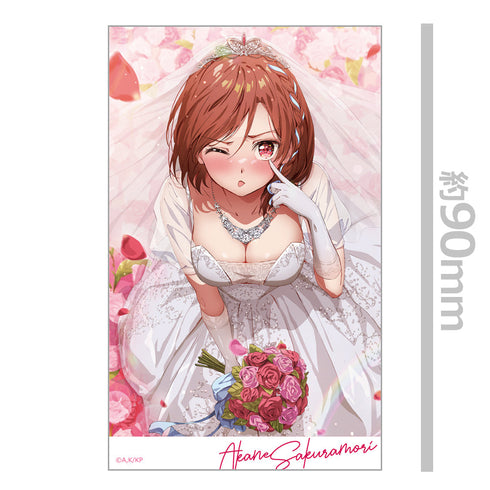 『クラスの大嫌いな女子と結婚することになった。』ダイカットステッカー 朱音 ウェディングドレスver.