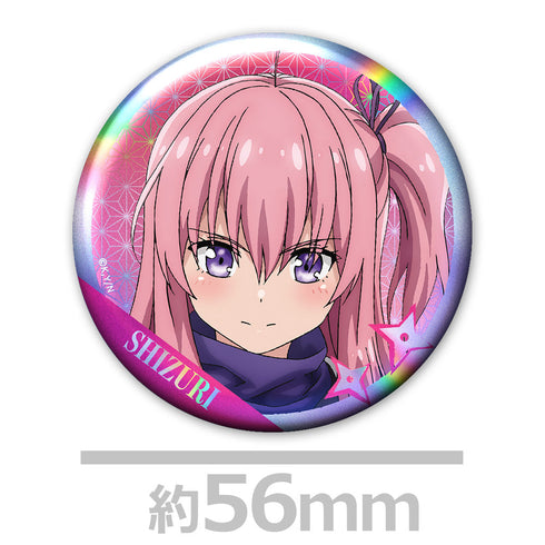 『ニートくノ一となぜか同棲はじめました』ホログラム缶バッジ4個セット