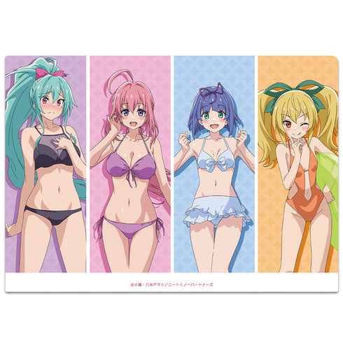 『ニートくノ一となぜか同棲はじめました』クリアファイル 白津莉&彩夢&緋那&叶愛