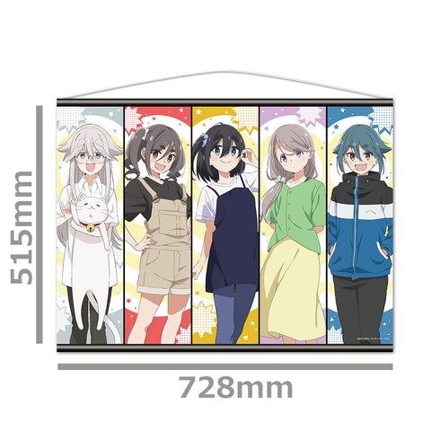 『mono』B2タペストリー さつき、アン、桜子、春乃&たいしょう、華子