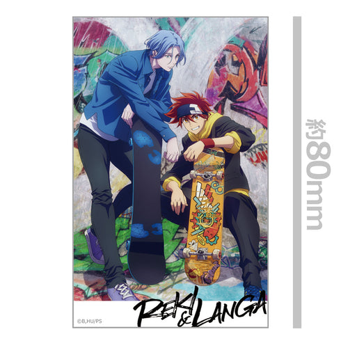 『SK∞ エスケーエイト』ダイカットステッカー 暦&ランガ