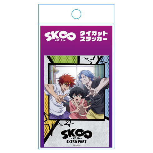 『SK∞ エスケーエイト』ダイカットステッカー 暦&ランガ&実也