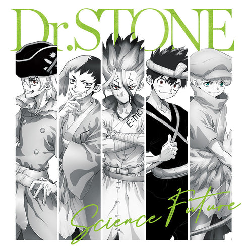 『Dr.STONE』リブ付ロングスリーブTシャツ 千空&ゲン&龍水&クロム&羽京