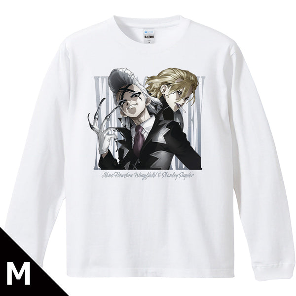 『Dr.STONE』リブ付ロングスリーブTシャツ ゼノ&スタンリー