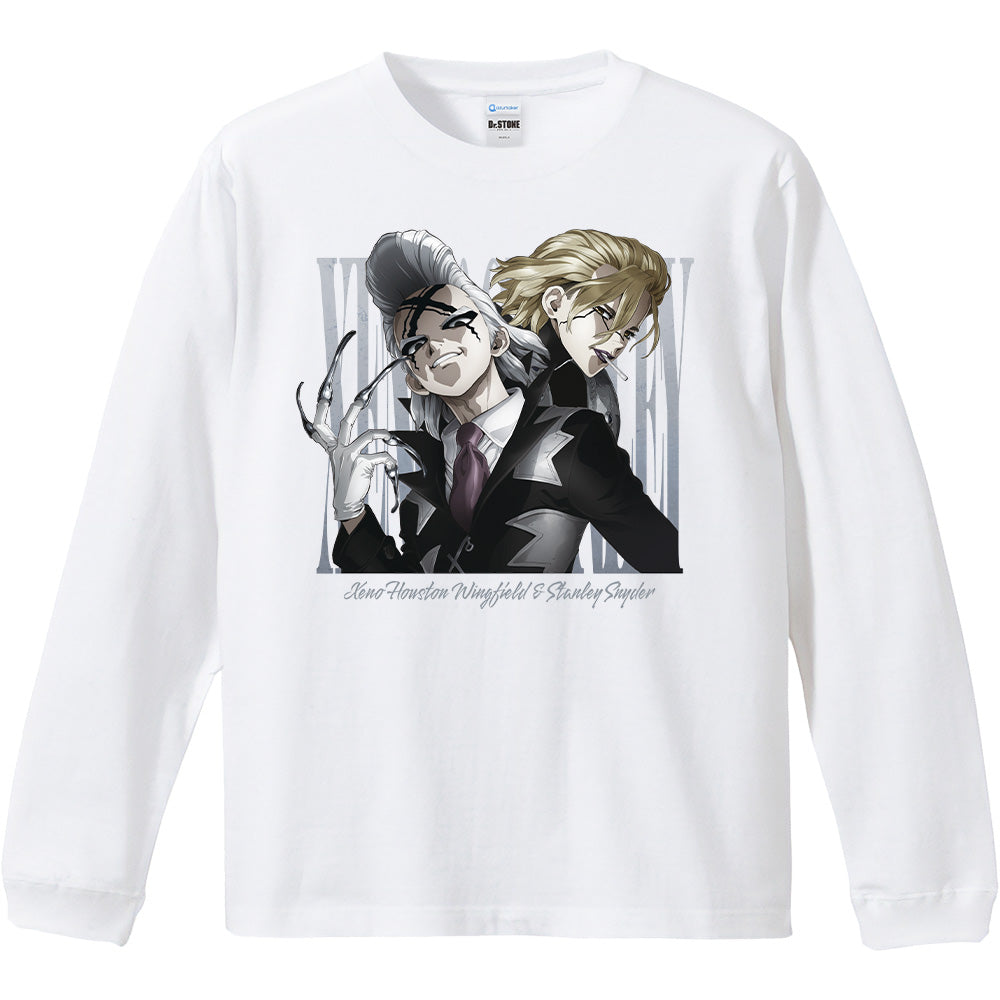 Dr.STONE』リブ付ロングスリーブTシャツ ゼノ&スタンリー