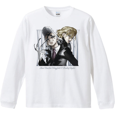 『Dr.STONE』リブ付ロングスリーブTシャツ ゼノ&スタンリー