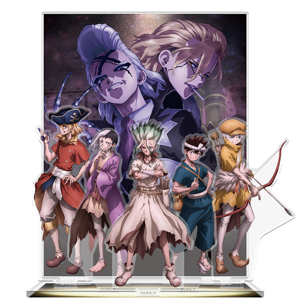 『Dr.STONE』アクリルジオラマ 千空&ゲン&龍水&クロム&羽京 ゼノ&スタンリー