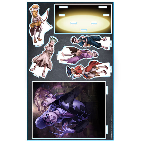 『Dr.STONE』アクリルジオラマ 千空&ゲン&龍水&クロム&羽京 ゼノ&スタンリー