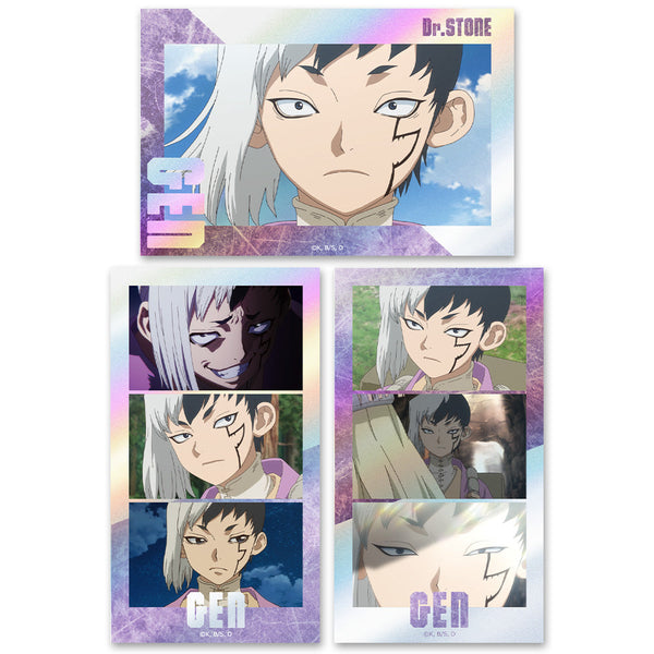 『Dr.STONE』サムネイルキラステッカーセット あさぎりゲン