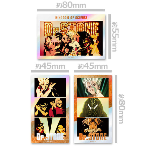 『Dr.STONE』サムネイルキラステッカーセット OPver.