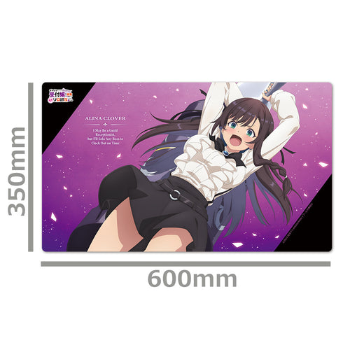 『ギルドの受付嬢ですが、残業は嫌なのでボスをソロ討伐しようと思います』キャラクターラバーマット アリナ・クローバー