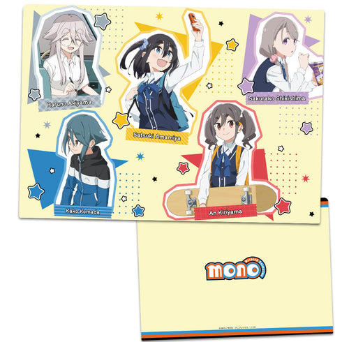 『mono』クリアファイル さつき、アン、桜子、春乃、華子