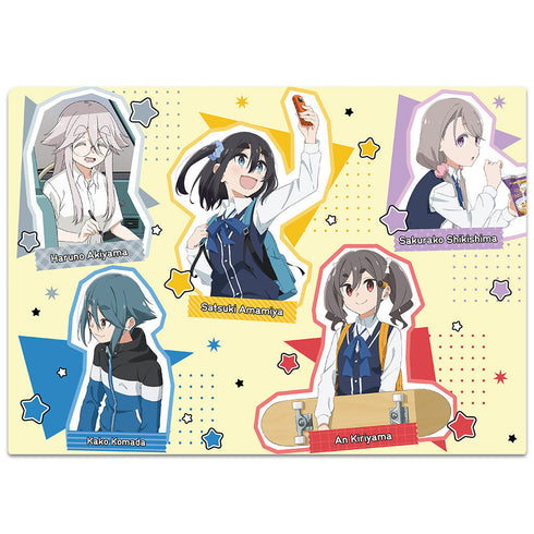 『mono』クリアファイル さつき、アン、桜子、春乃、華子