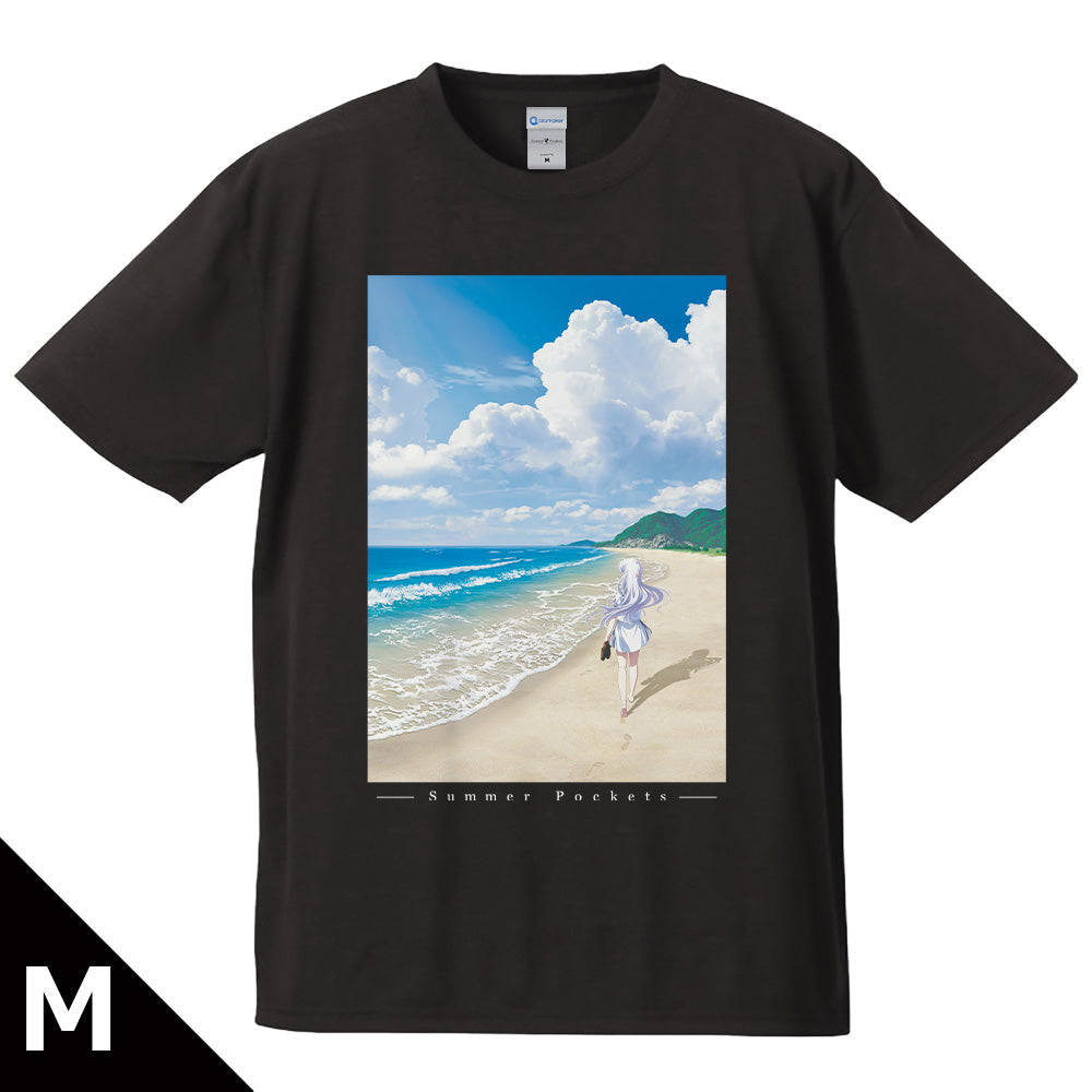 Summer Pockets 鳥白島 Tシャツ Lサイズ Summer Pockets』Tシャツ ティザービジュアル – Anime Store JP