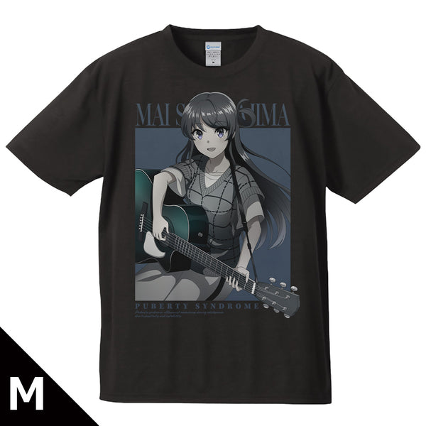 『青春ブタ野郎はサンタクロースの夢を見ない』Tシャツ 桜島麻衣 ギターガールver. 【描き下ろし】