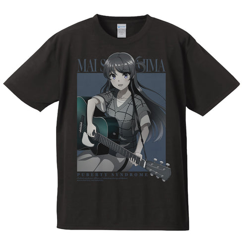 『青春ブタ野郎はサンタクロースの夢を見ない』Tシャツ 桜島麻衣 ギターガールver. 【描き下ろし】
