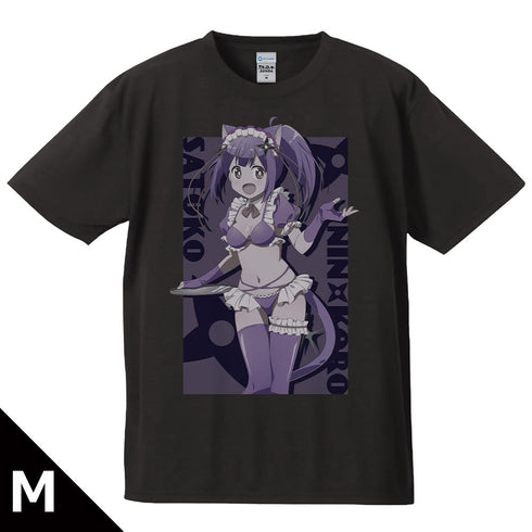 『忍者と殺し屋のふたりぐらし』Tシャツ 草隠さとこ 猫耳水着メイドver.【描き下ろし】